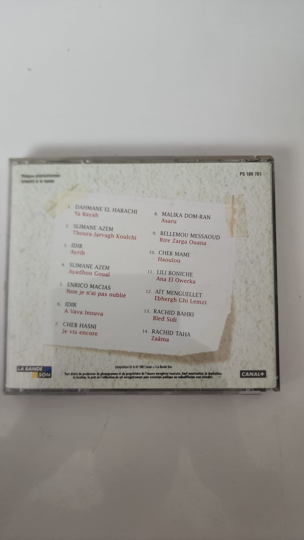 Mémoires d’immigrés – L’héritage maghrébin CD Compilation