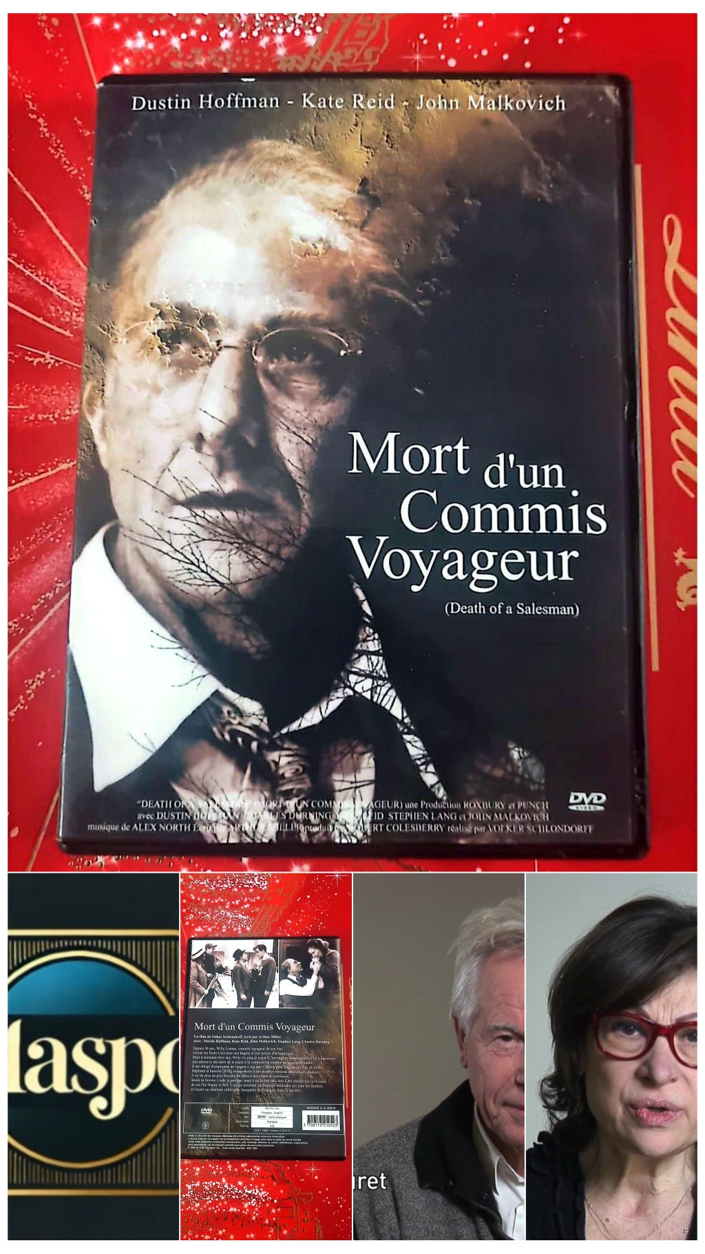 DVD : Mort d’un Commis Voyageur (DVD film dramatique – Death of a Salesman) – Dustin Hoffman, John Malkovich – + – Sous-titres