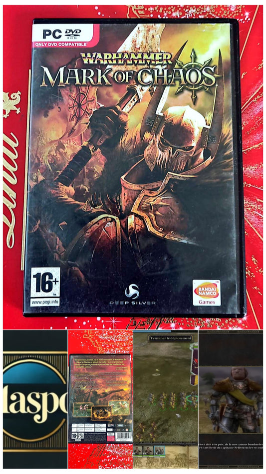Jeu vidéo PC : warhammer: mark of chaos (pc dvd-rom) | jeu de stratégie temps réel épique | audio en , sous-titres multilingues