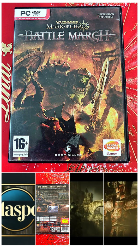Jeu vidéo PC : warhammer: mark of chaos battle march(pc dvd-rom) | jeu de stratégie temps réel épique | audio en , sous-titres multilingues
