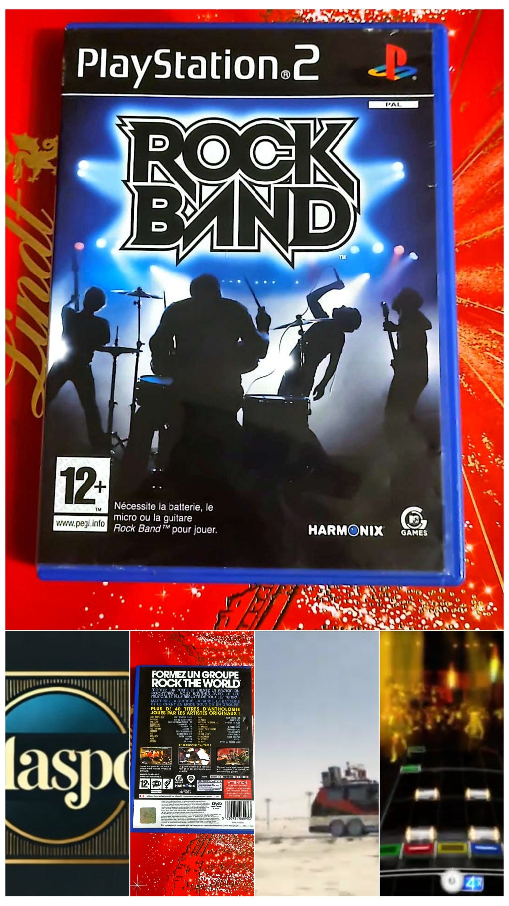 Jeu vidéo PS2 : Rock Band PS2
