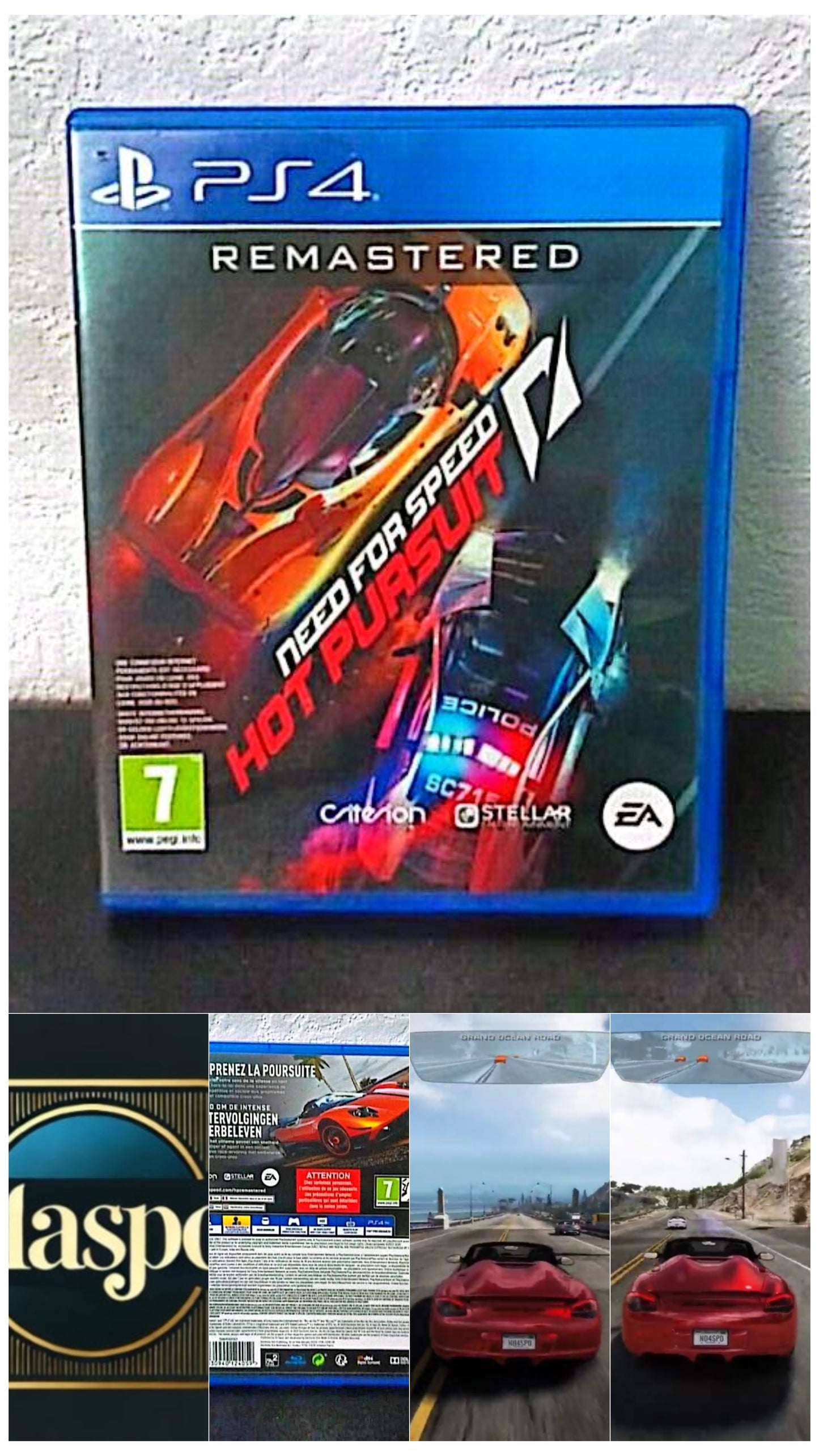 Jeu vidéo PS4 : need for speed hot pursuit remastered ps4 (Need for Speed Hot Pursuit remasterisé sur PS4)