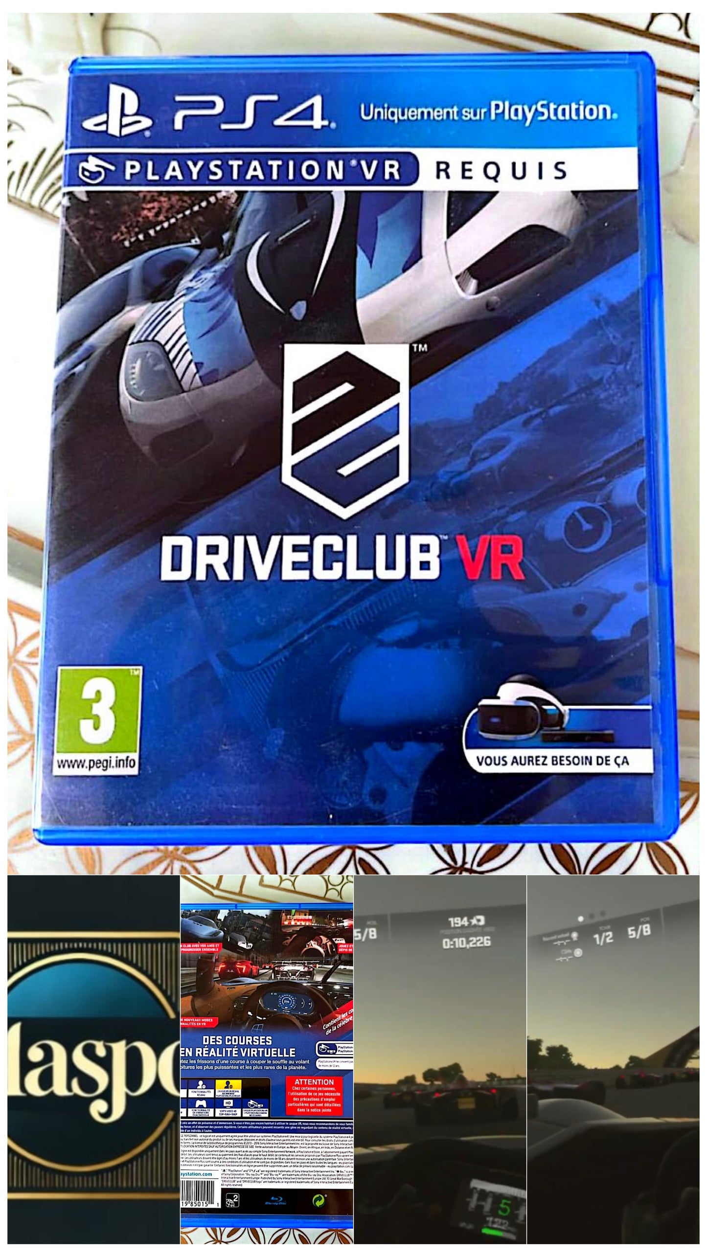 Jeu vidéo PS4 : driveclub ps4 vr (DriveClub PS4 VR)