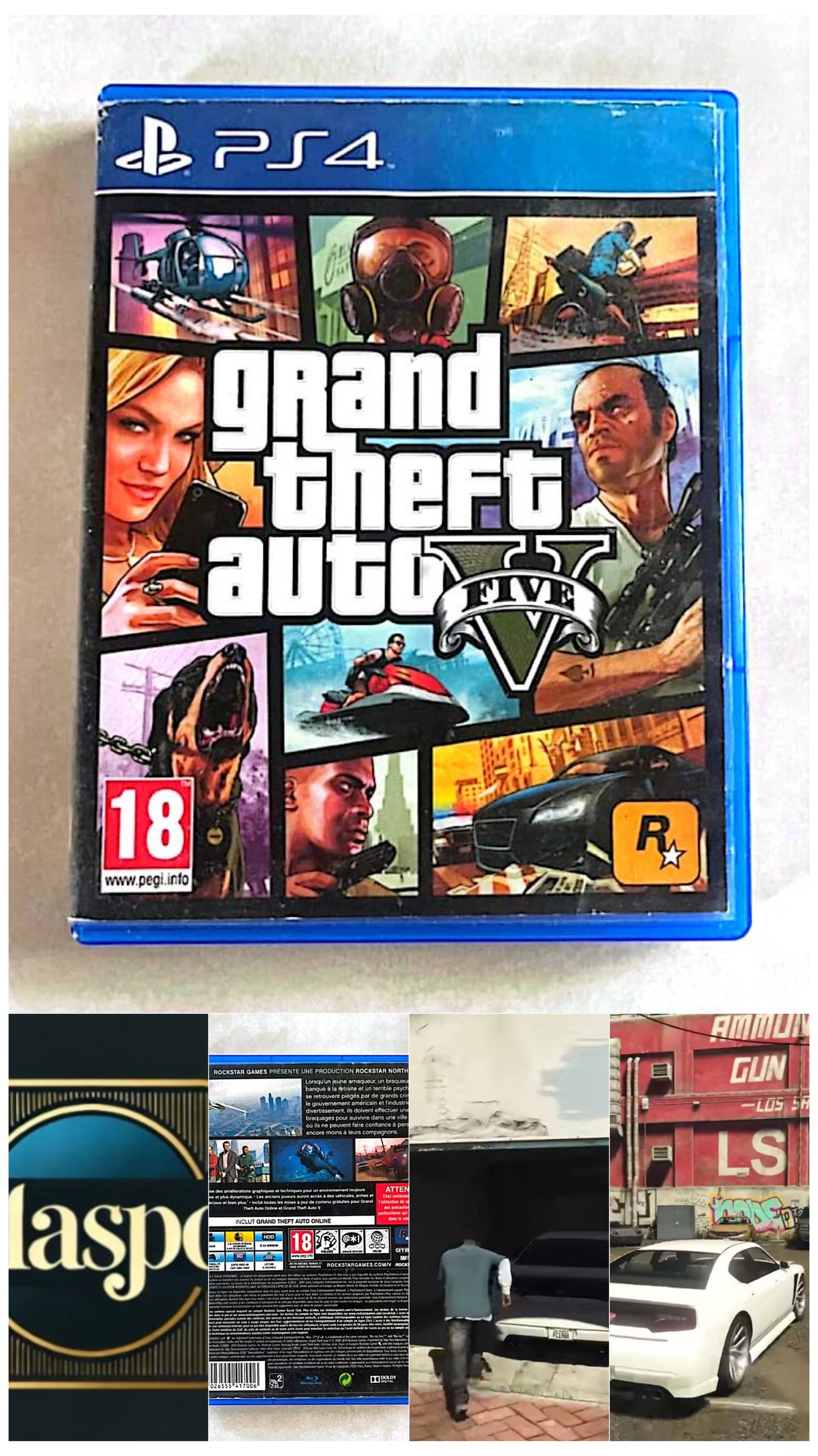 Jeu vidéo PS4 : grand theft auto v ps4 (Grand Theft Auto V sur PS4)