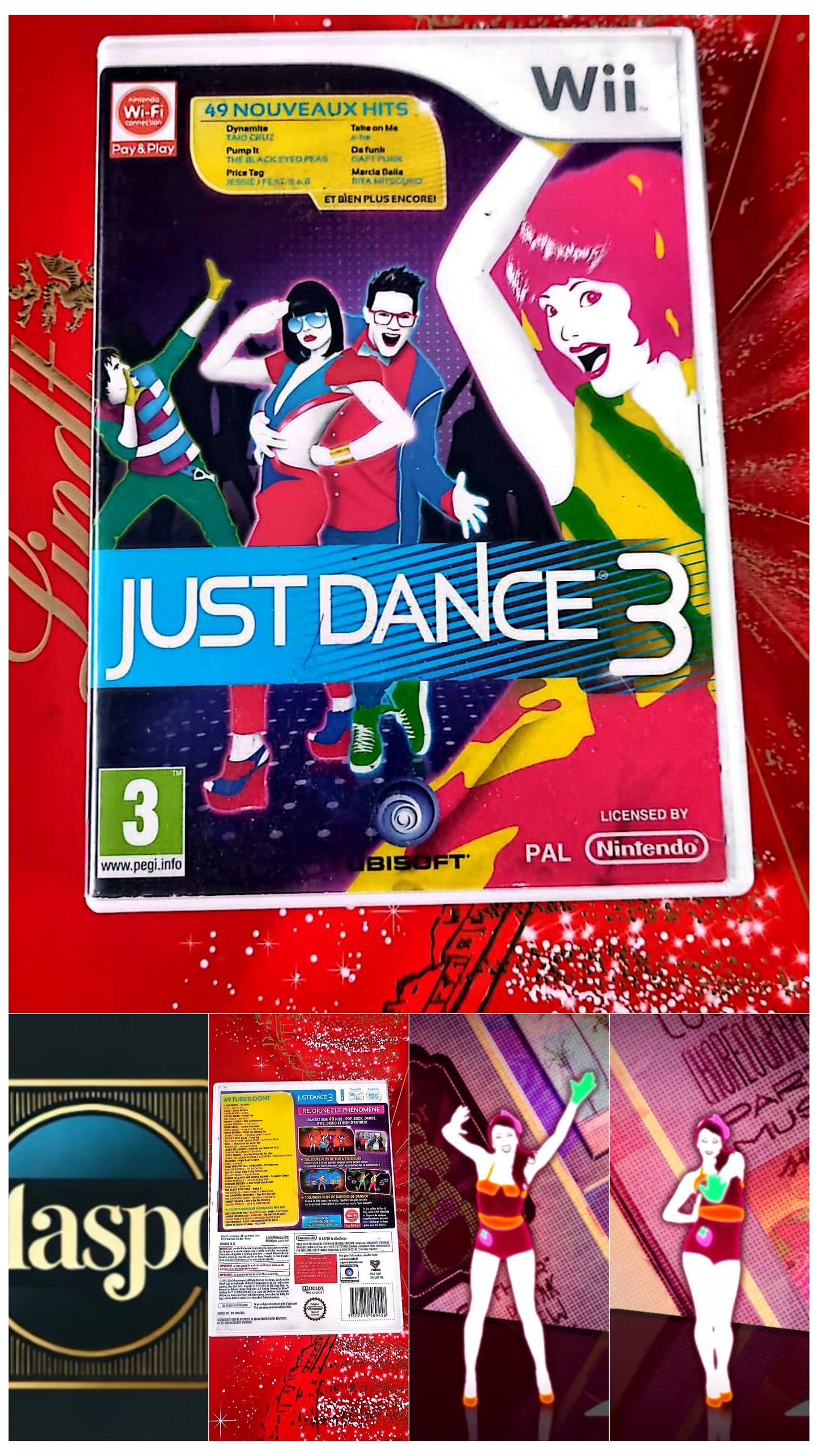 Jeu vidéo Wii : just dance 3