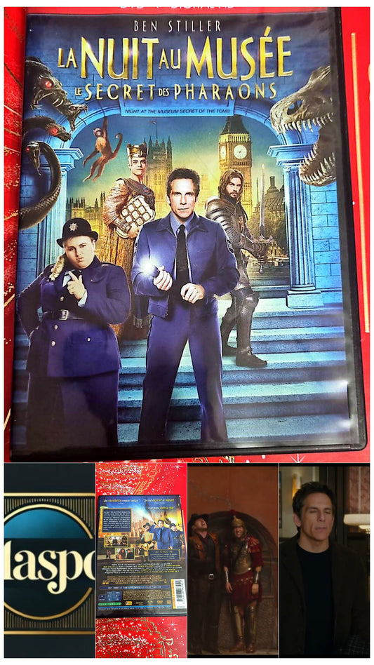 DVD : la nuit au musée le secret des pharaons