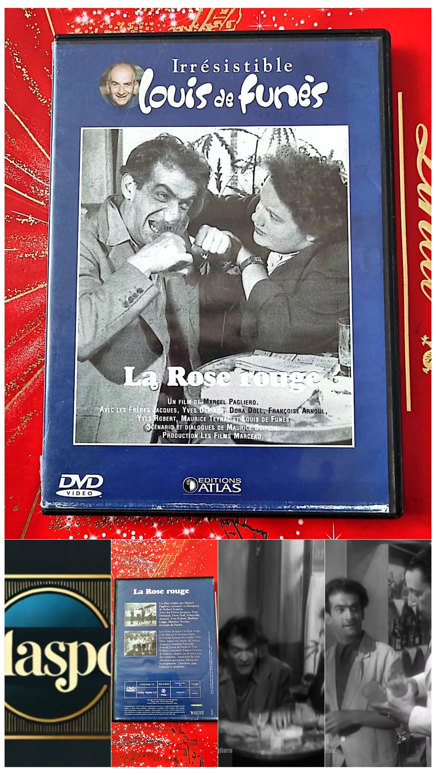 DVD : louis de Funès la rose rouge