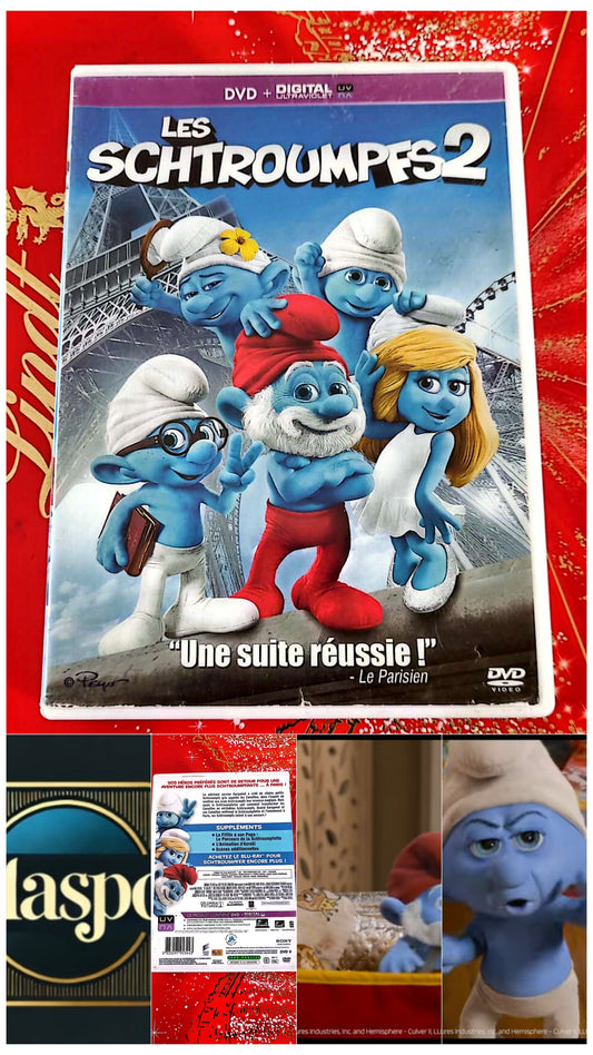 DVD : les Schtroumpfs 2