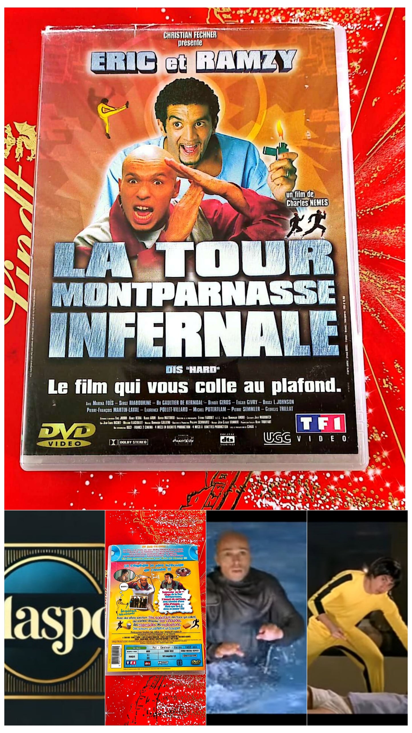 DVD : eric et ramzy film la tour montparnasse infernale