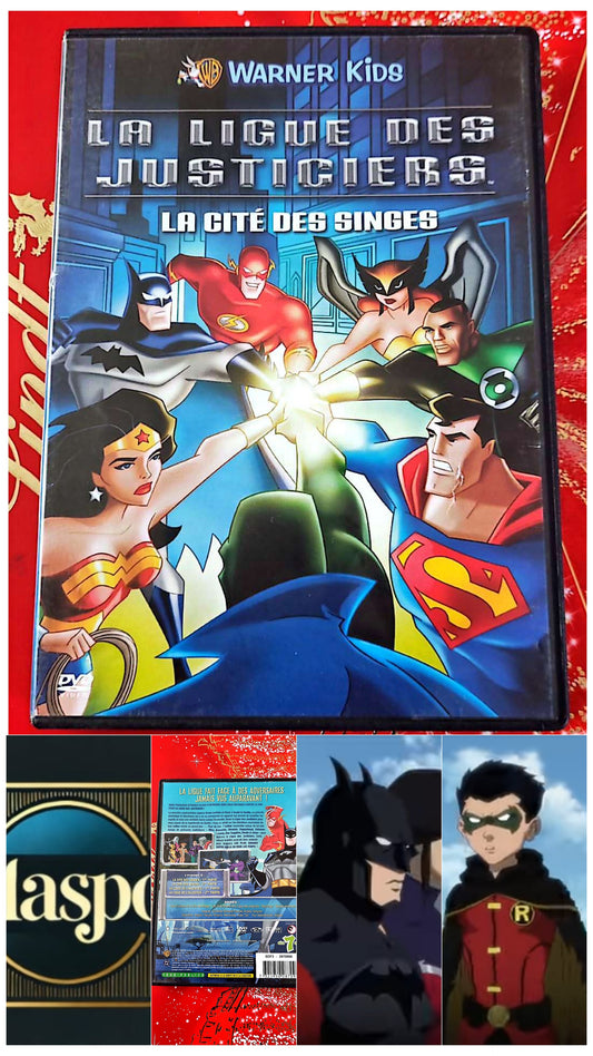 DVD : la ligue des justiciers la cité des singes