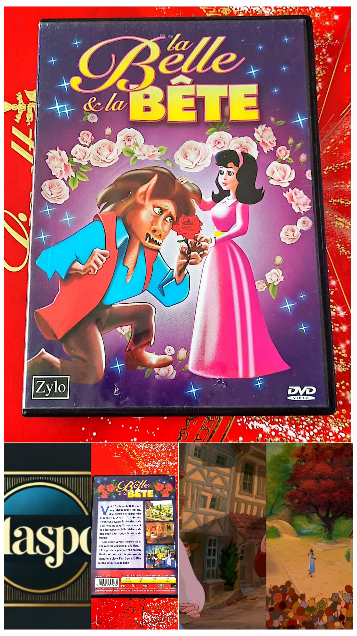 DVD : la belle et la bete dessin animé complet en