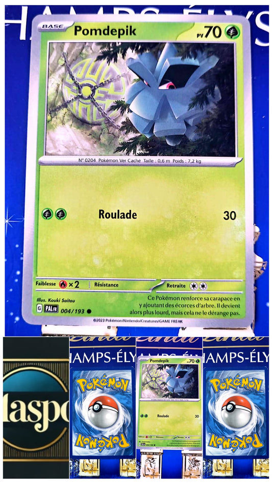 Carte Pokémon Pomdepik – PV 70 – Attaque Roulade – Édition Officielle