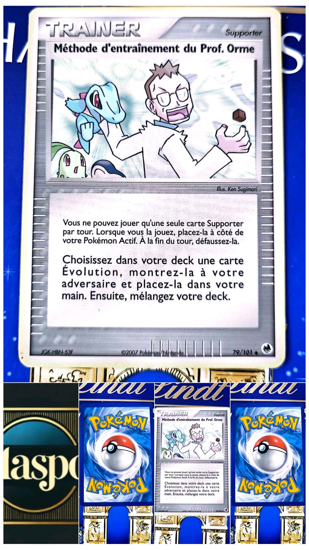 Carte Pokémon Dresseur Méthode du Professeur Orme – Carte Stratégique Rare