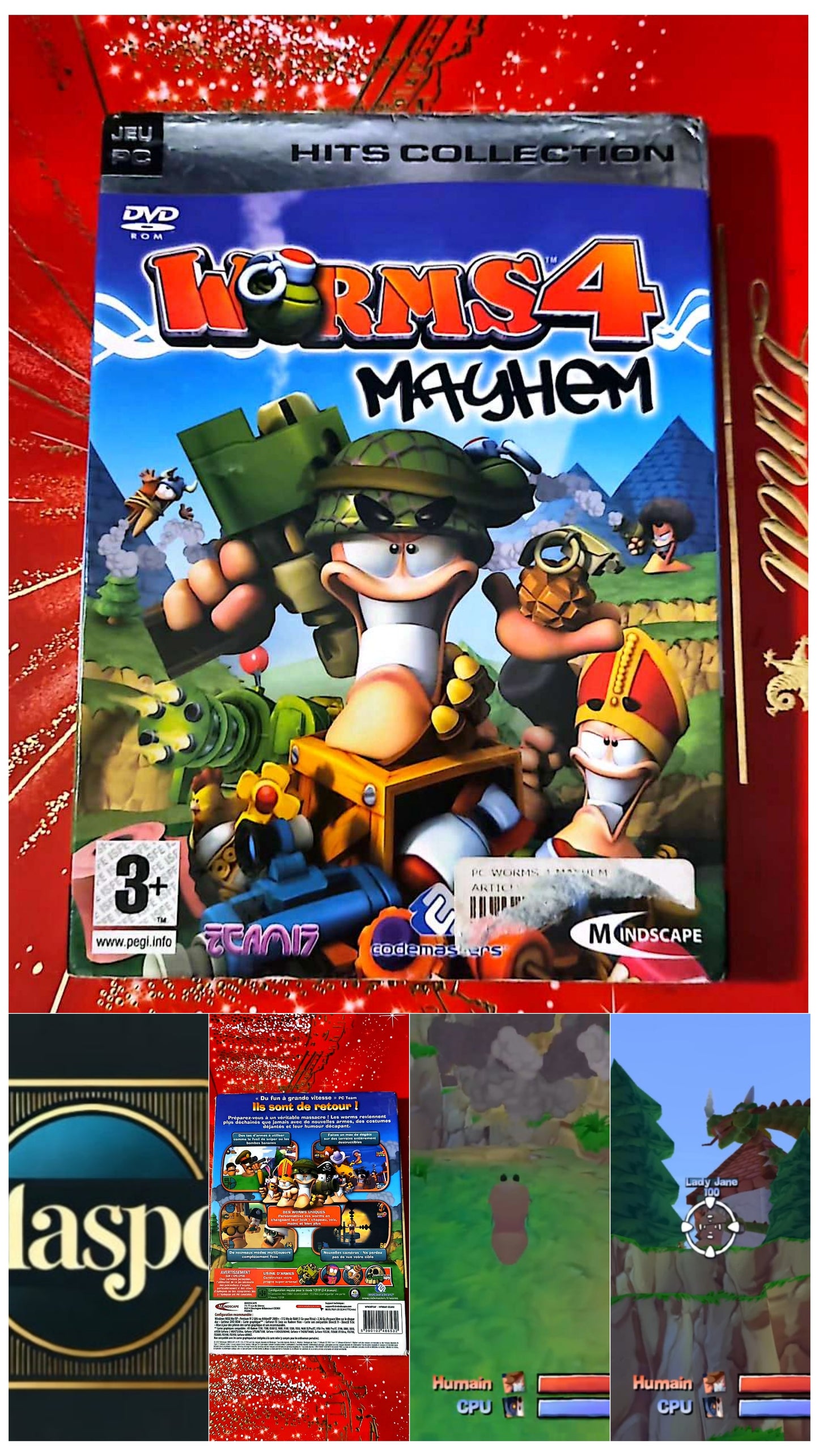 Jeu vidéo PC : Worms 4 mayhem jeu PC