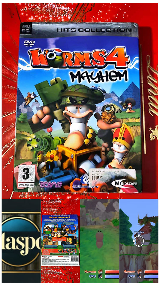 Jeu vidéo PC : Worms 4 mayhem jeu PC