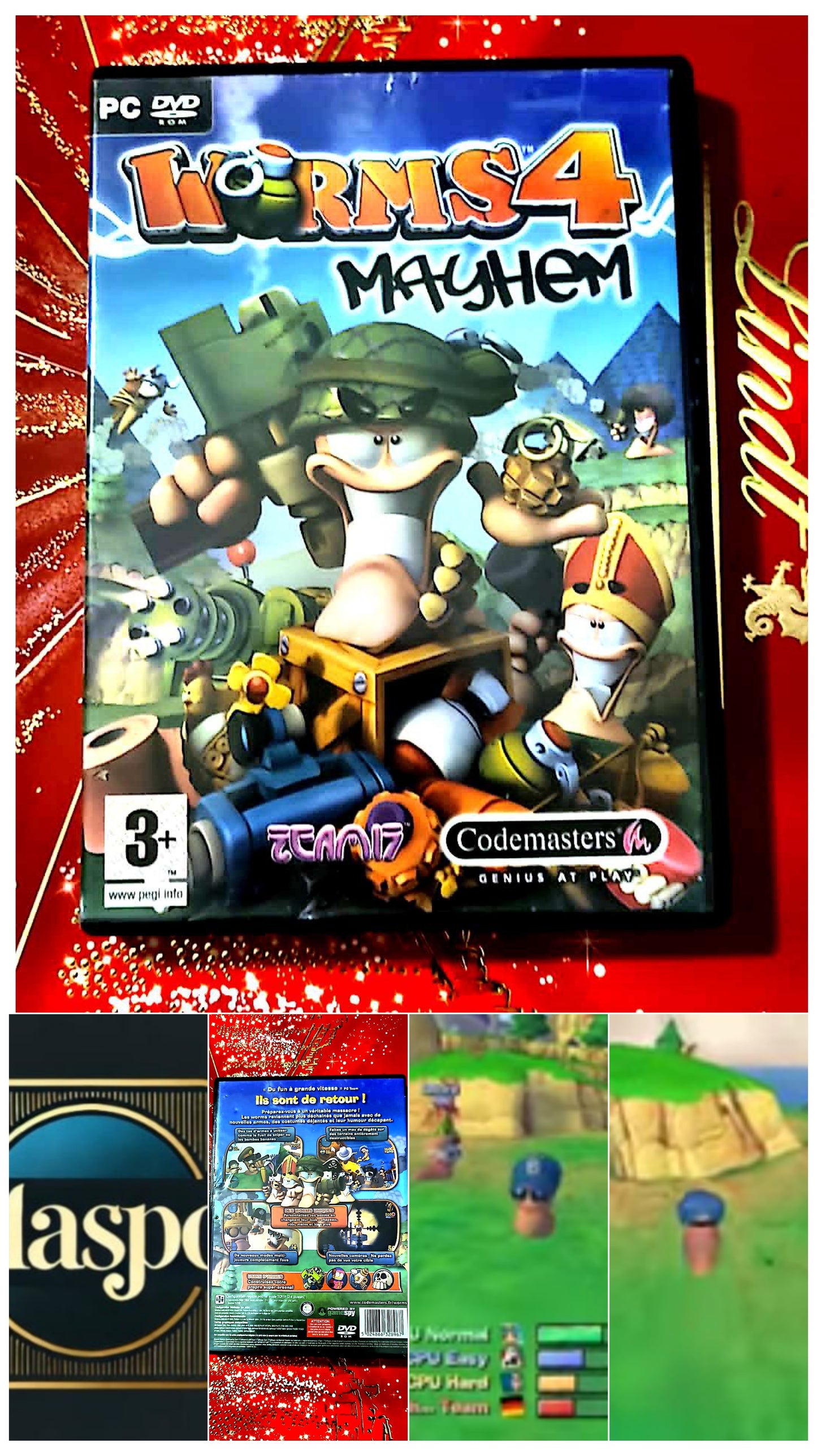 Jeu vidéo PC : worms 4