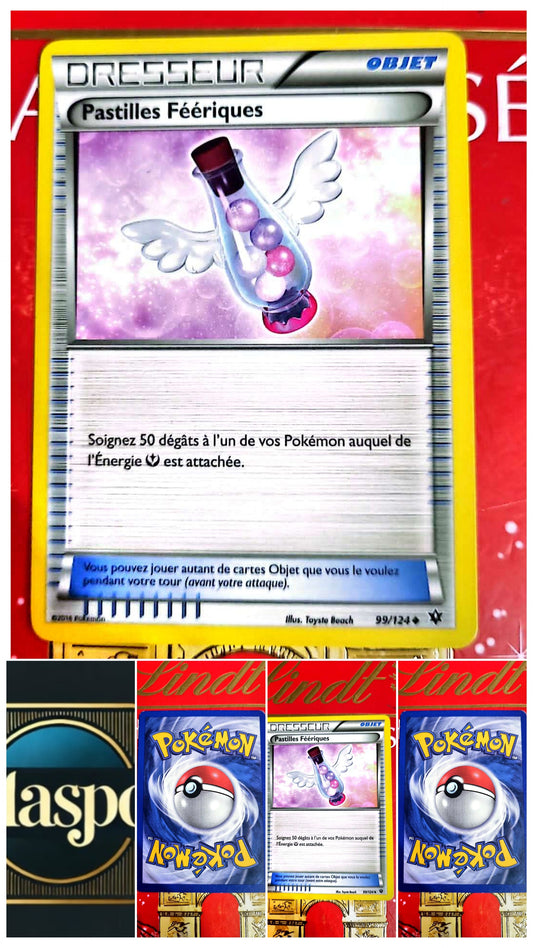 Carte Pokémon – Dresseur Pastilles Fériques – Série XY