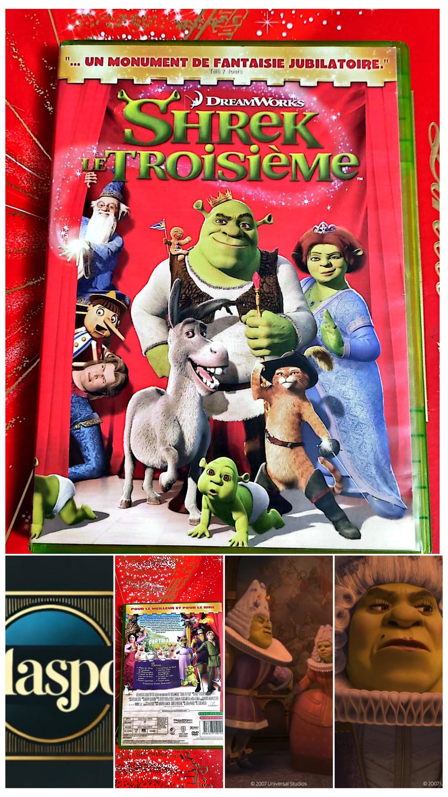 DVD : shrek le troisième en