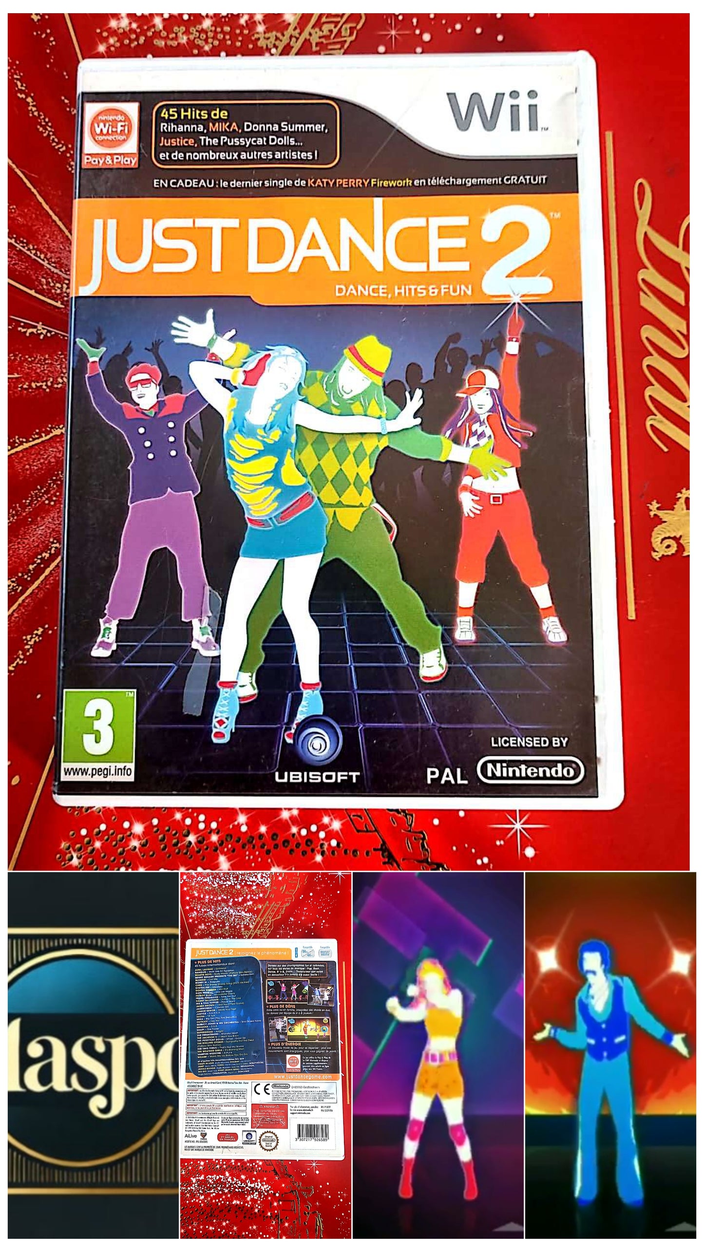 Jeu vidéo Wii : just dance 2