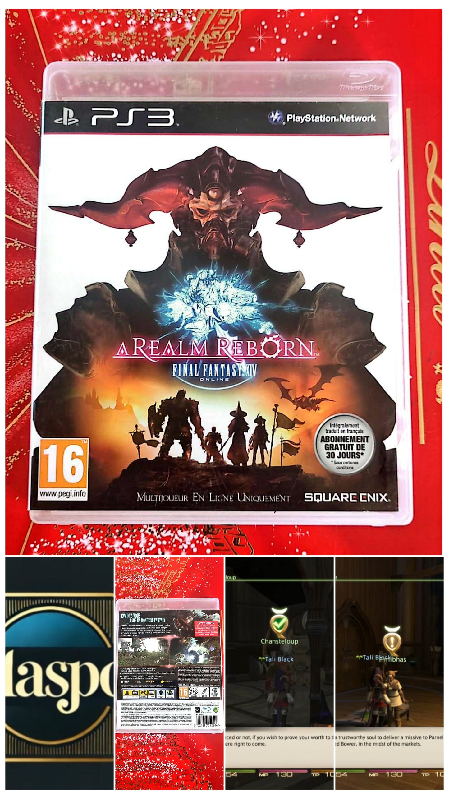 Jeu vidéo PS3 : arealm reborn final fantasy ps3