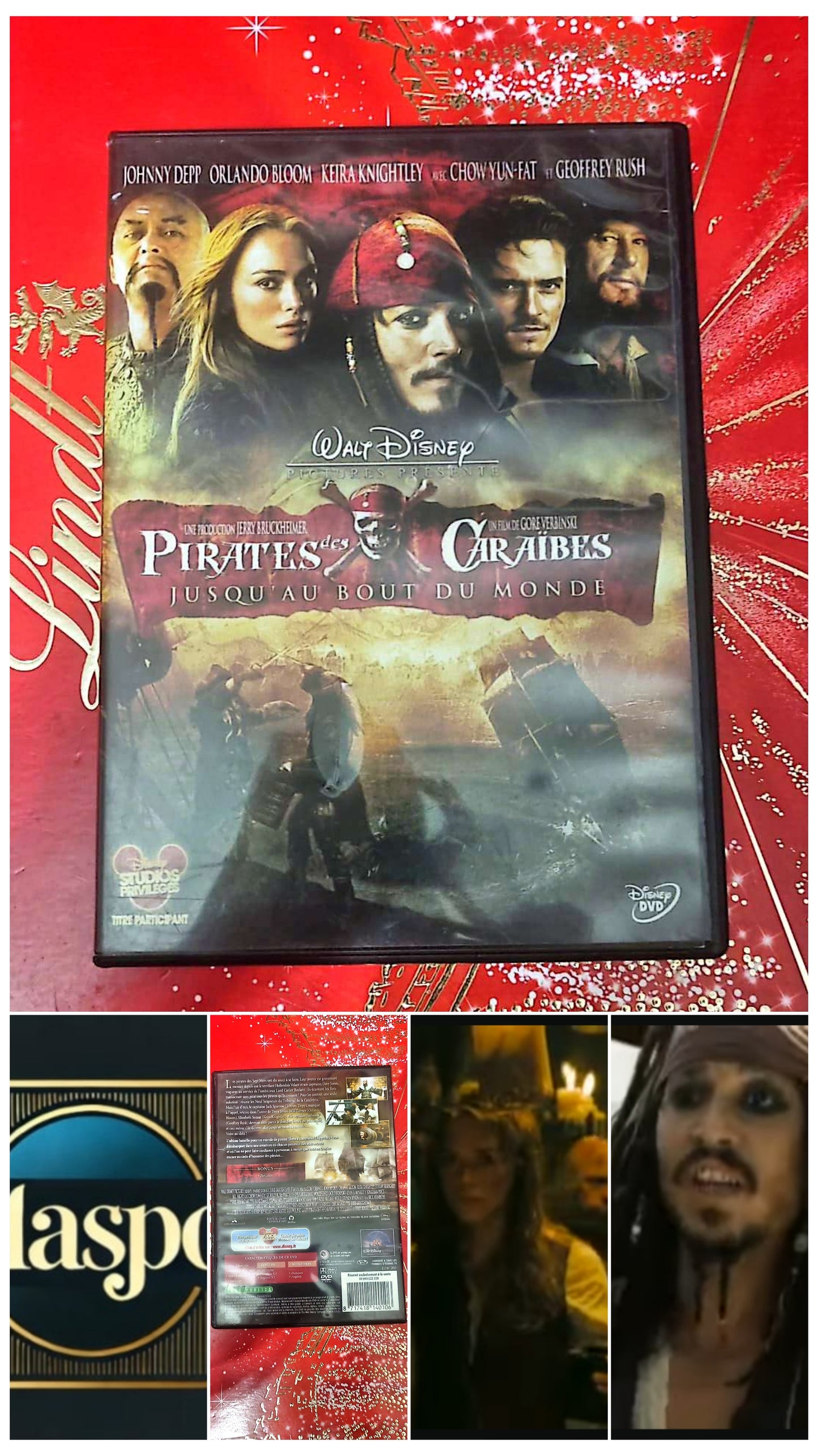 DVD : pirate des caraibes jusqu'au bout du monde en