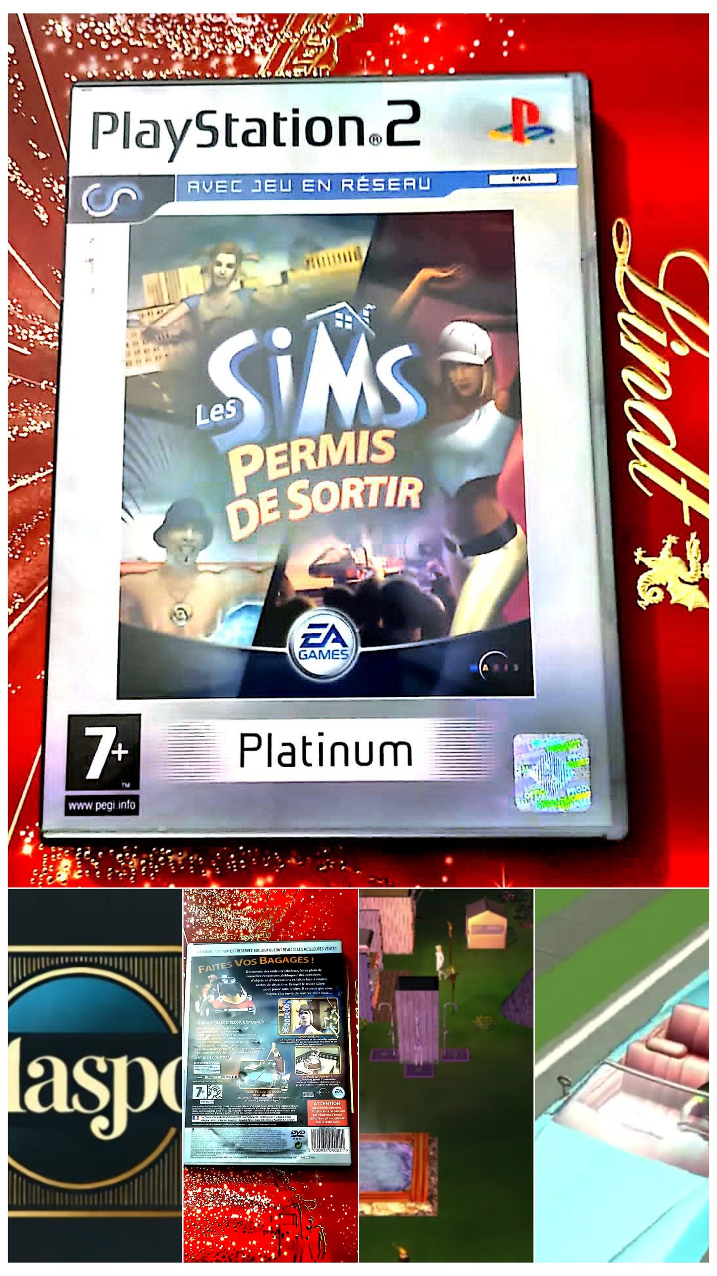 Jeu vidéo PS2 : les sims permis de sortir