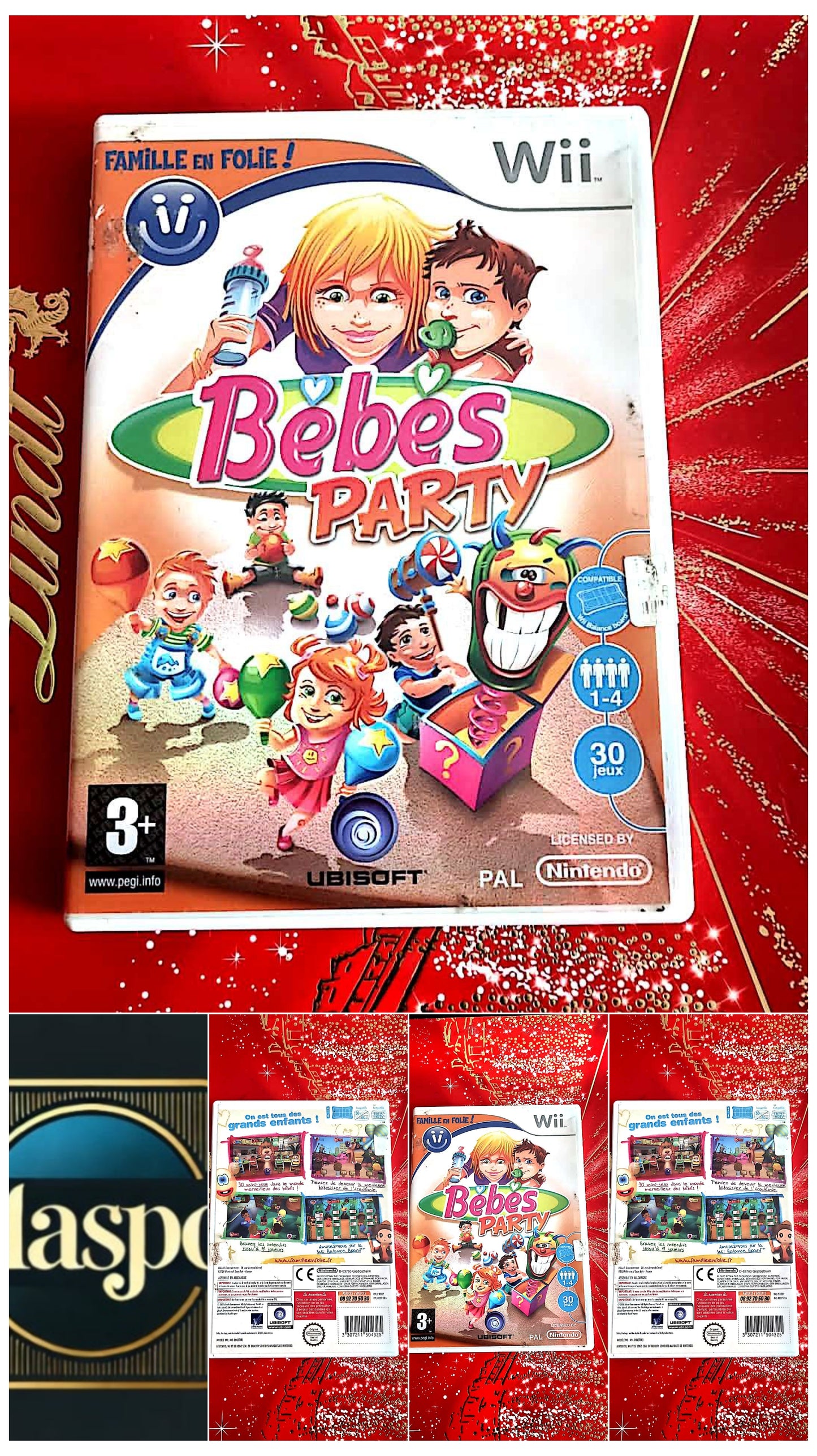 Jeu vidéo Wii : famille en folie bebes party