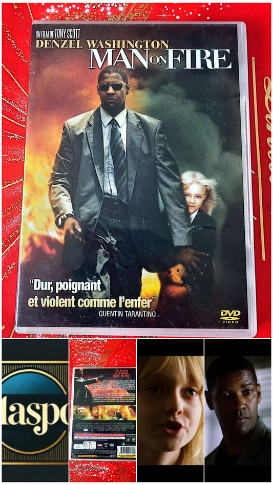denzel washington man on fire film complet en francais DVD vendu en Bon état