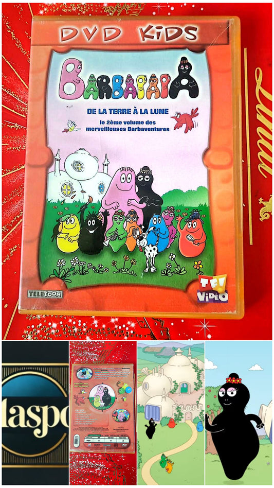 Barbapapa de la terre à la lune DVD vendu en Bon état