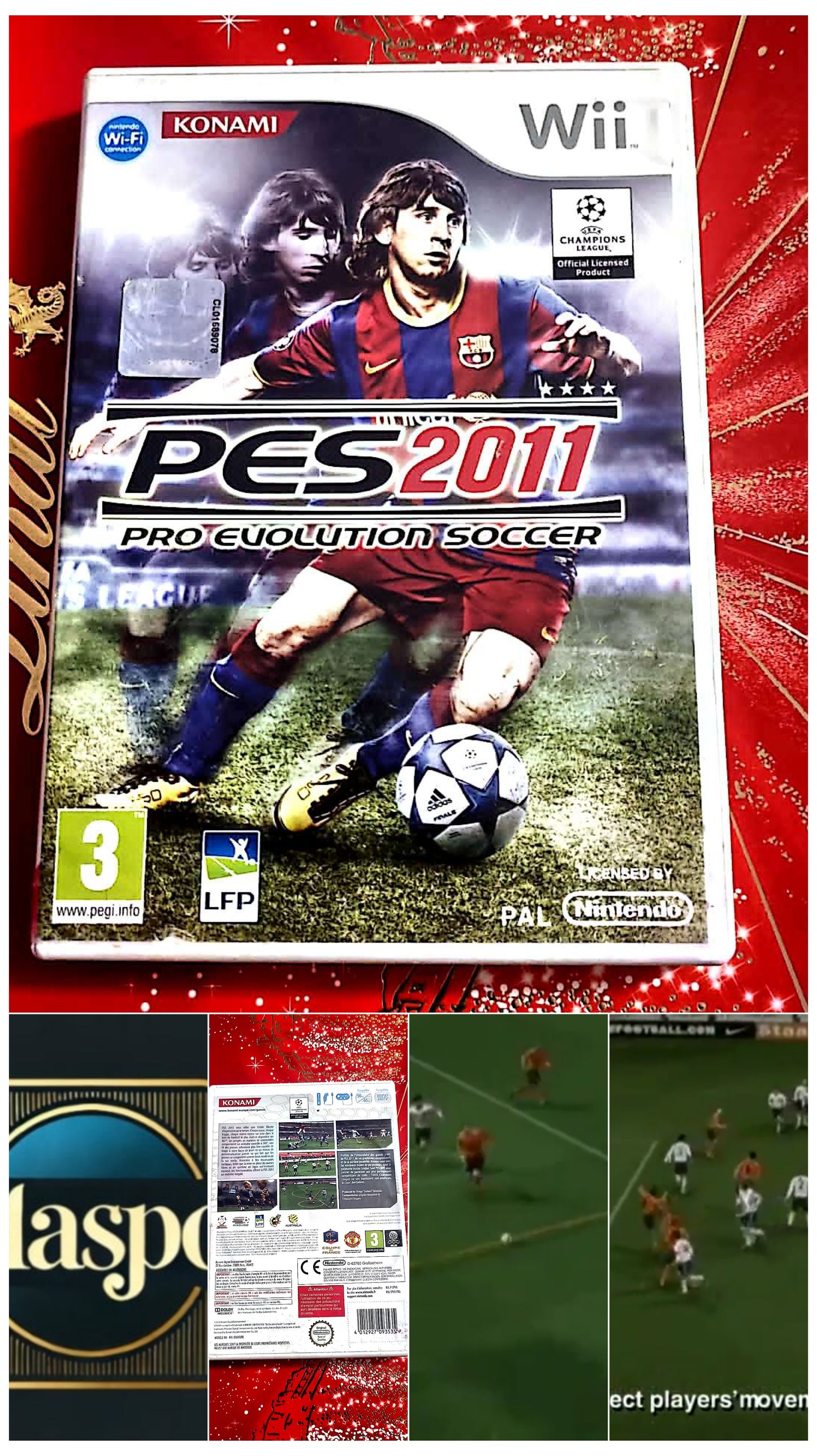 jeu wii pes 2011 pro evolution soccer vendu en bon etat par blaspo