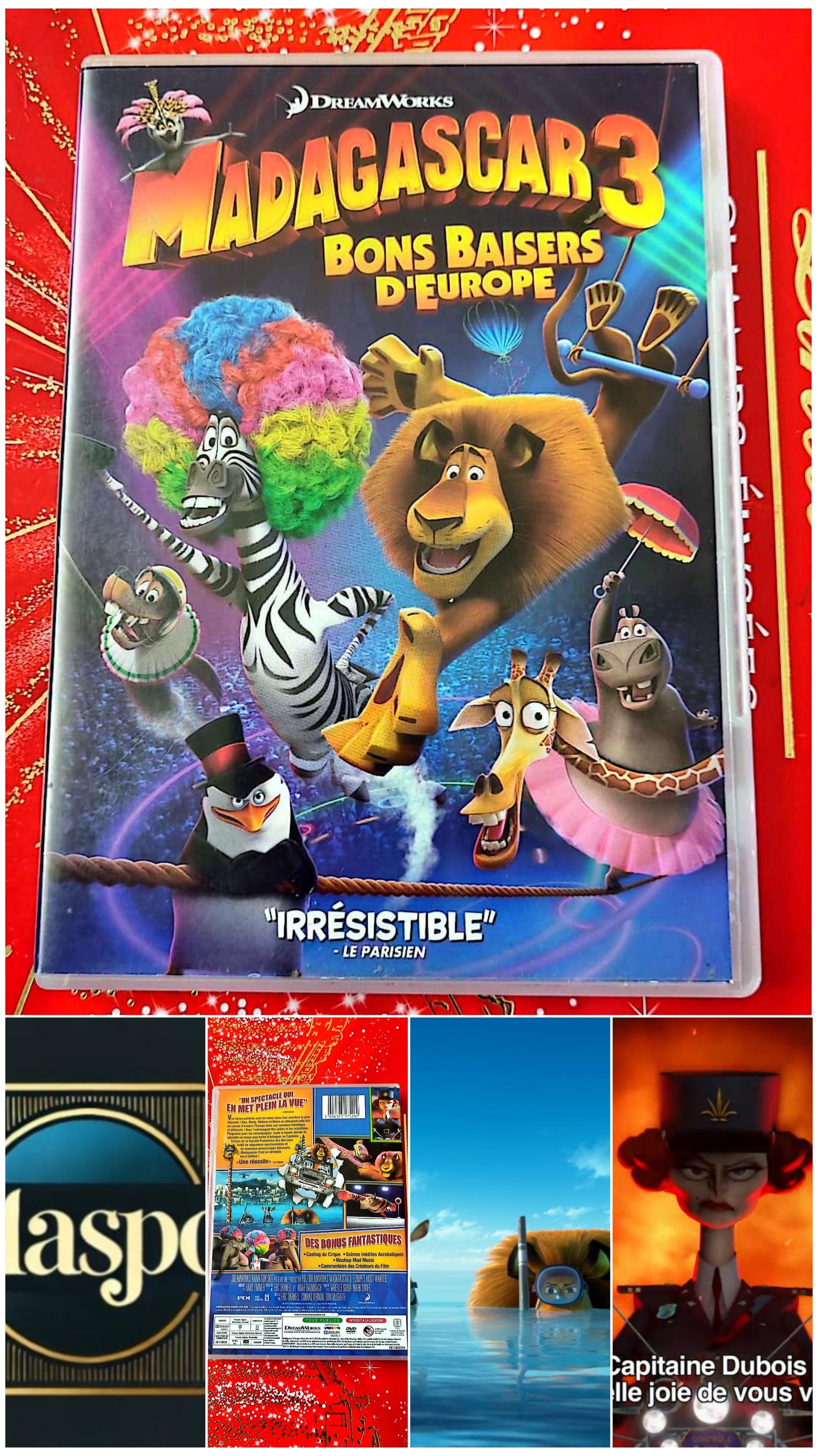 madagascar 3 bons baisers de l'Europe DVD