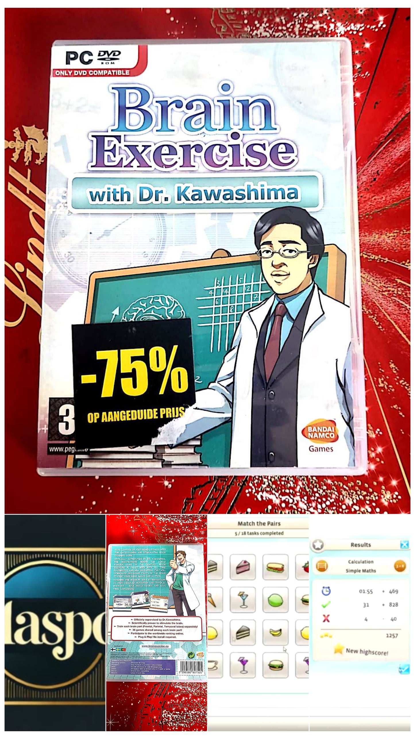 jeu pc Brain Exercise With Dr. Kawashima