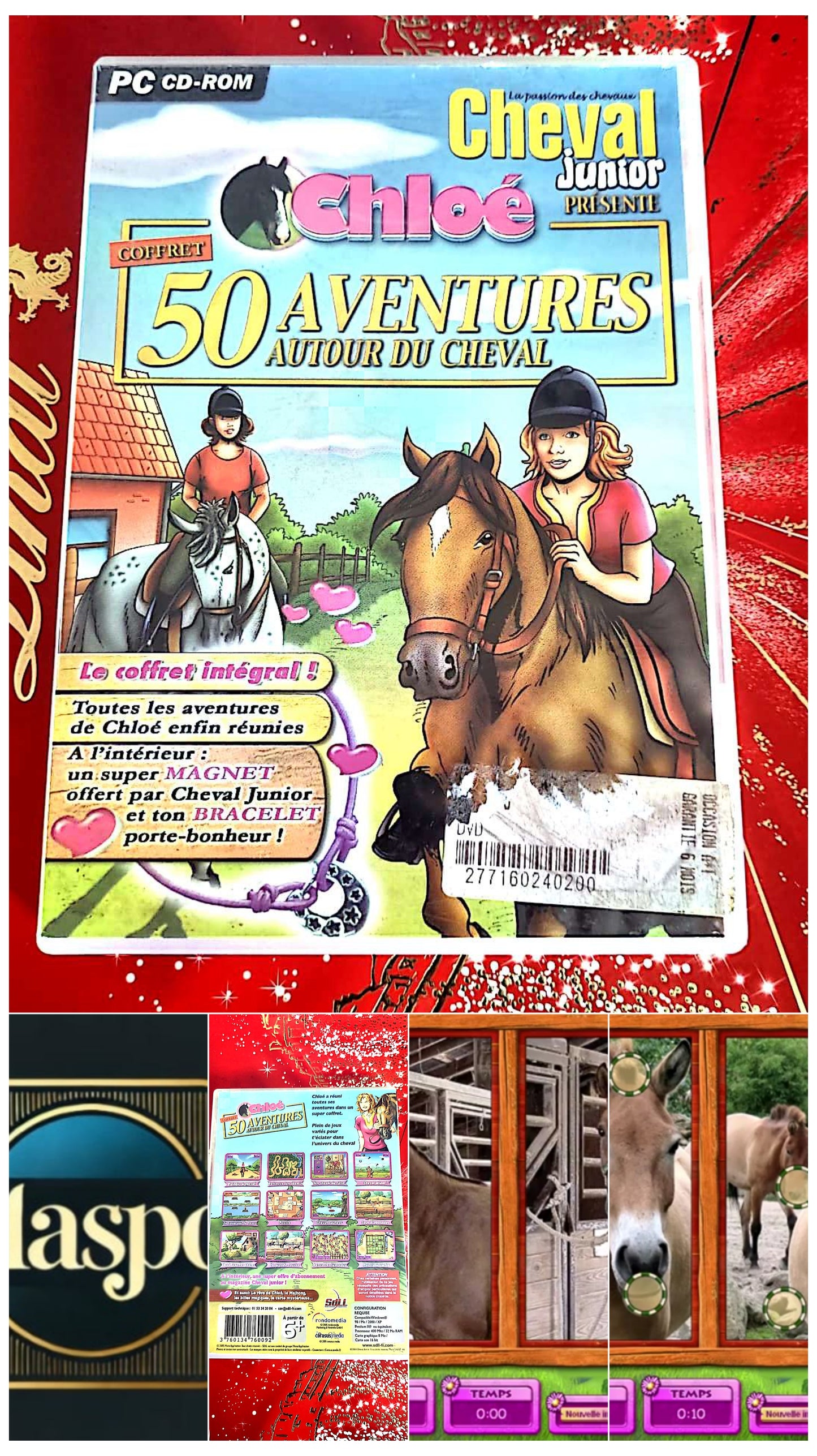 jeu pc chloé 50 aventures autour du cheval