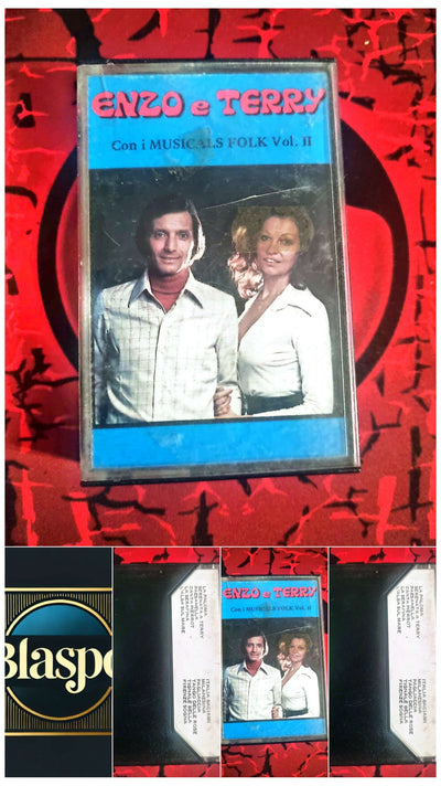 Cassette Audio Enzo e Terry – Con i Musicals Folk Vol. II – Musique Folk Italienne – Vintage