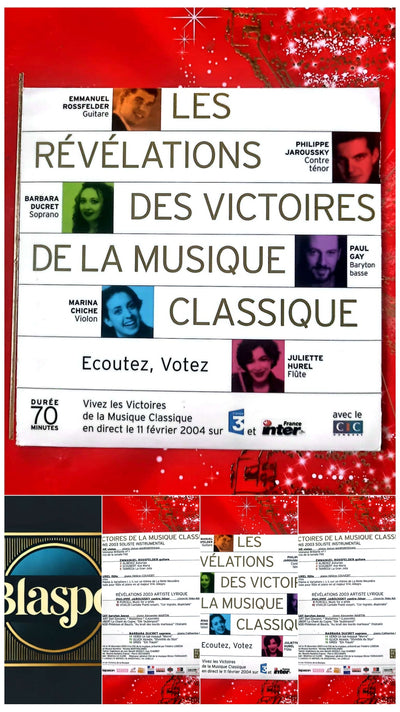 Las Revelaciones de las Victoires de la Musique Classique CD 2003