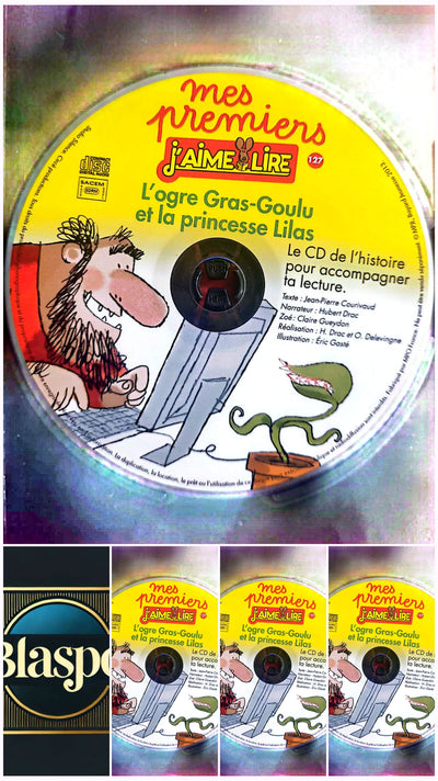 My First "J’aime Lire" – The Gluttonous Ogre and Princess Lilac – Audio CD – No Case