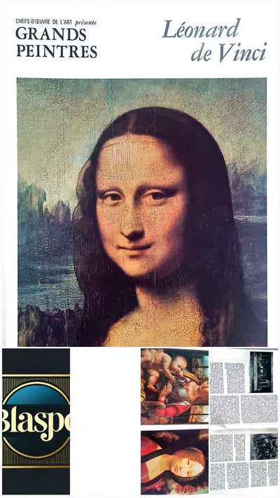 Leonardo da Vinci – Obras maestras del arte – Grandes pintores – Libro de arte ilustrado – 12 páginas – Hachette