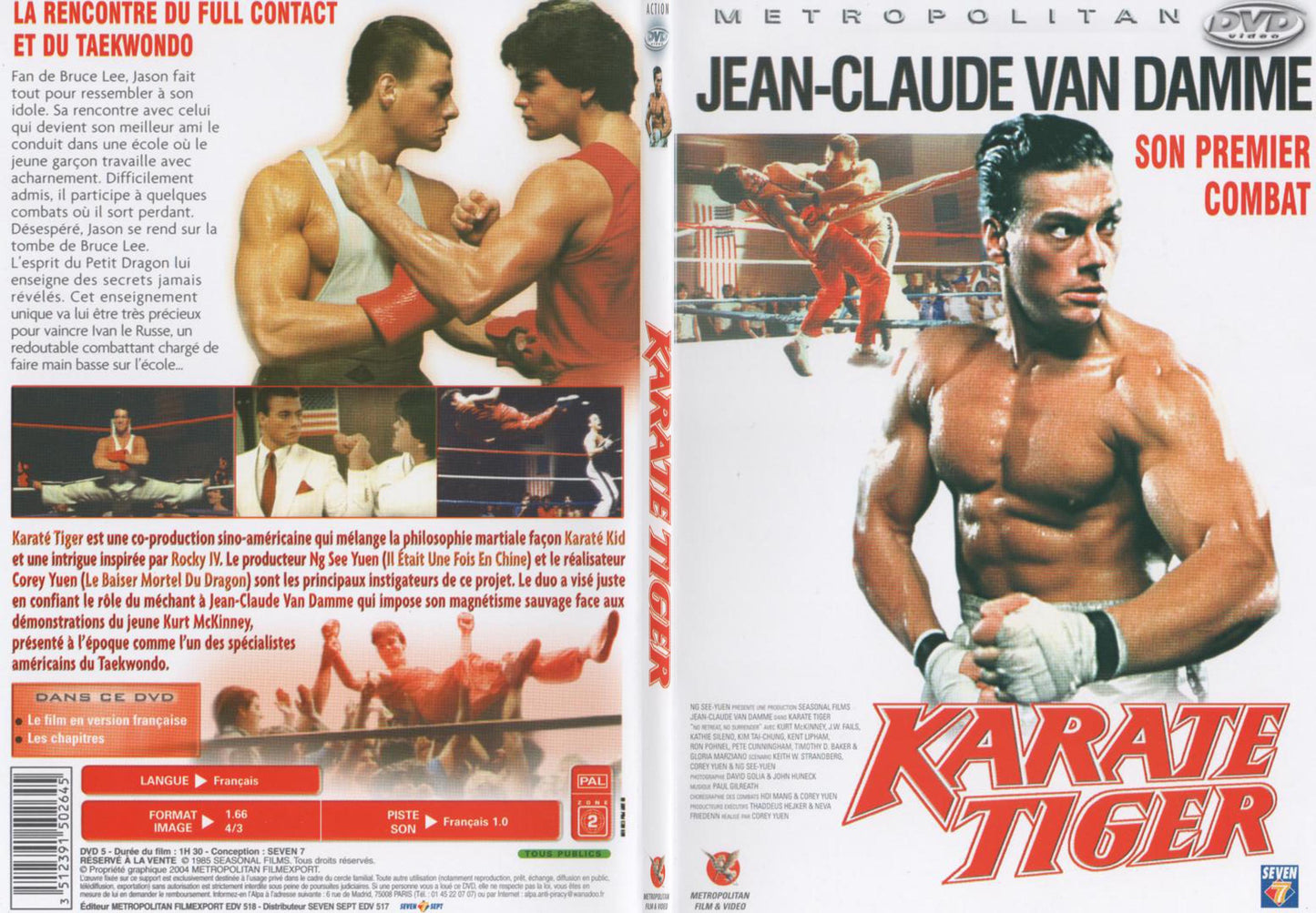 DVD : karate tiger