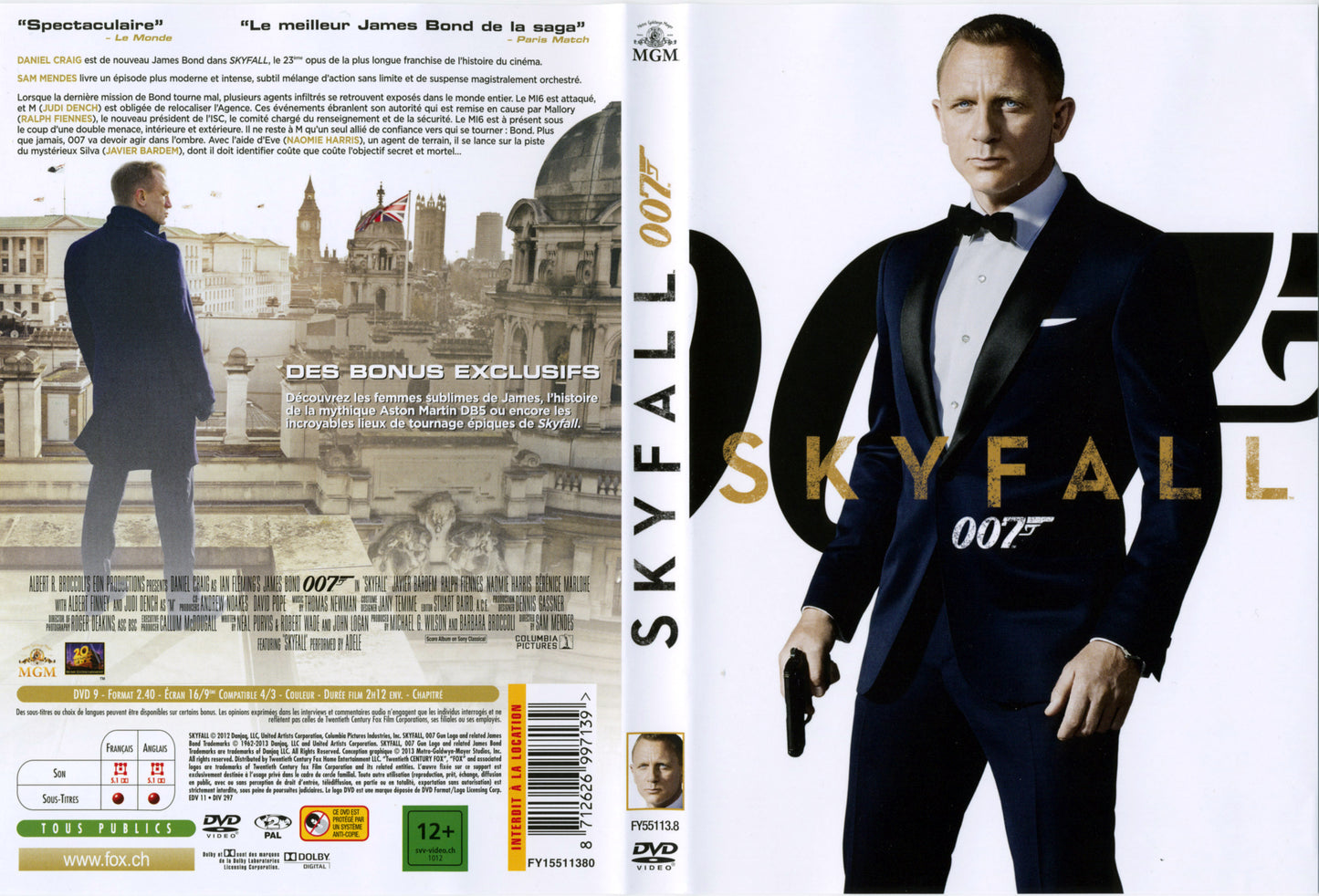 skyfall 007 film complet en francais DVD vendu en Bon état Par blaspo