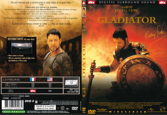 DVD : gladiator version française