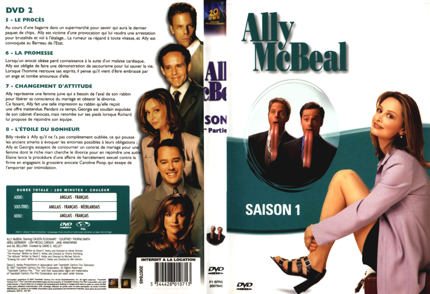 ally mcbeal saison 1 dvd 2 épisode 4-7