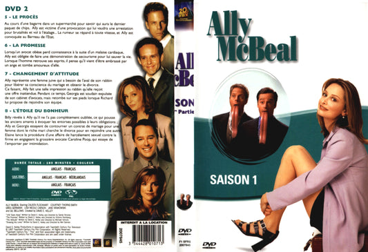 ally mcbeal saison 1 dvd 2 épisode 4-7