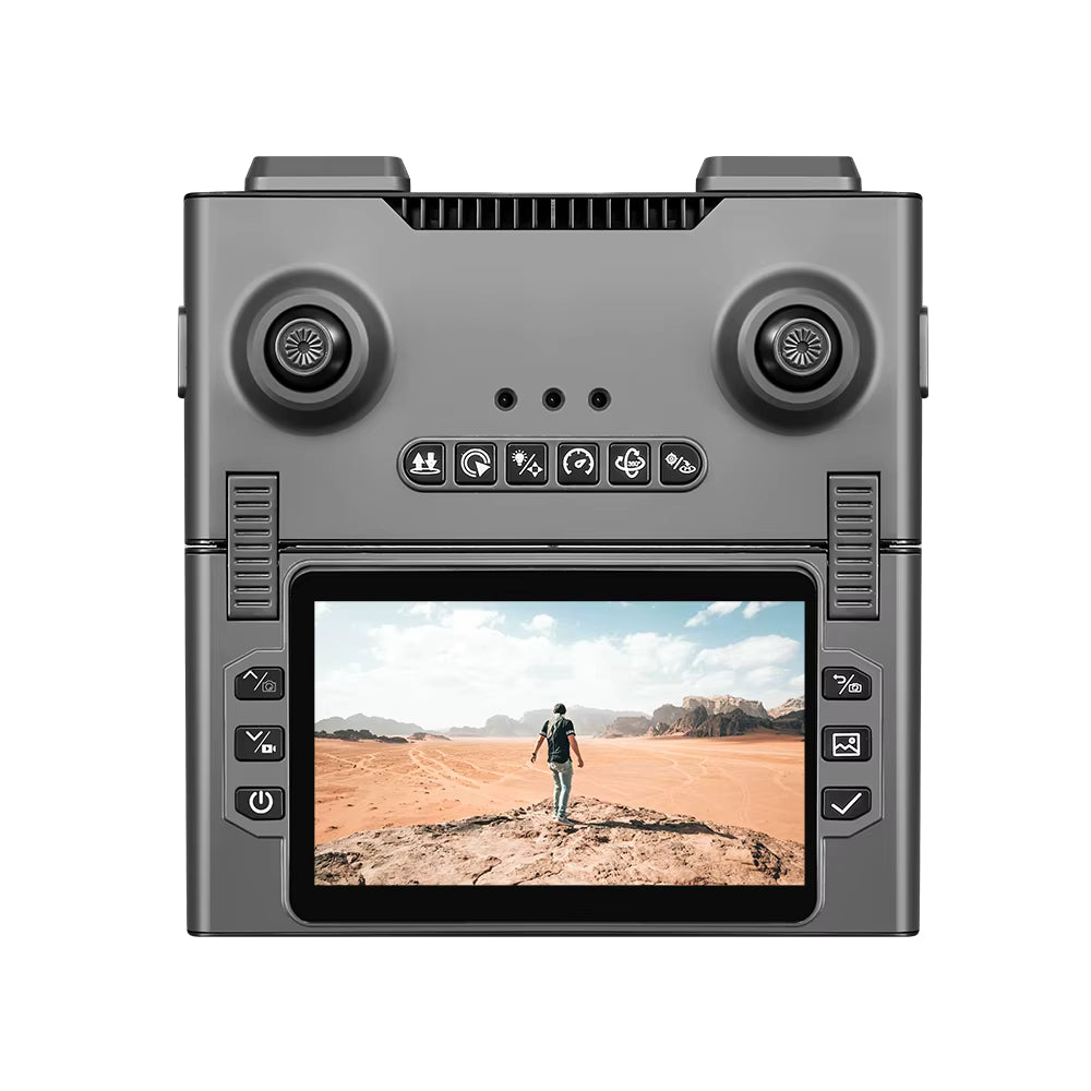 Drone M66 2026 Pliable HD FPV 5G avec Caméra, Télécommande Écran et Moteur Brushless – Quadcopter RC Noir
