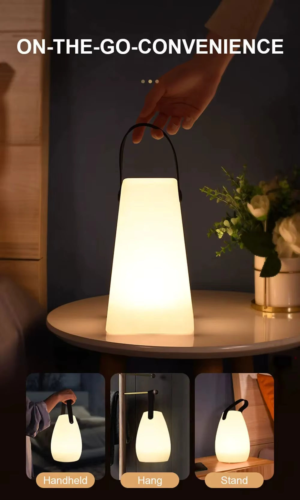 Lampe de Nuit LED Rechargeable RGB avec Télécommande – Veilleuse Portable USB 16 Couleurs pour Chambre, Bureau, Bar, Terrasse