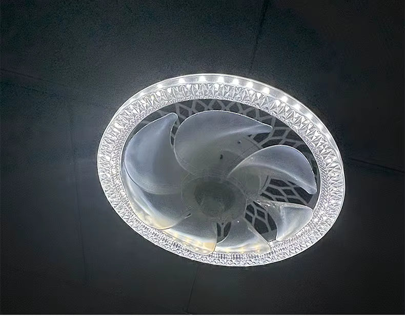 Ventilateur de Plafond LED 50W avec Télécommande – Douille E27, 3 Couleurs, Silencieux – Chambre & Salon