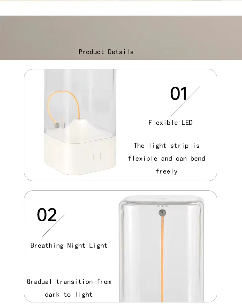 Lampe de Bureau LED Design Magnétique Rechargeable – Veilleuse Moderne Tactile USB – Lampe d’Ambiance pour Chambre, Bureau et Camping