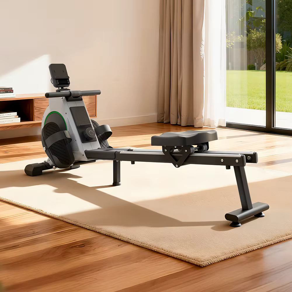 Rameur Magnétique d'Appartement 16 Niveaux | Écran LCD | Cardio & Musculation Silencieux