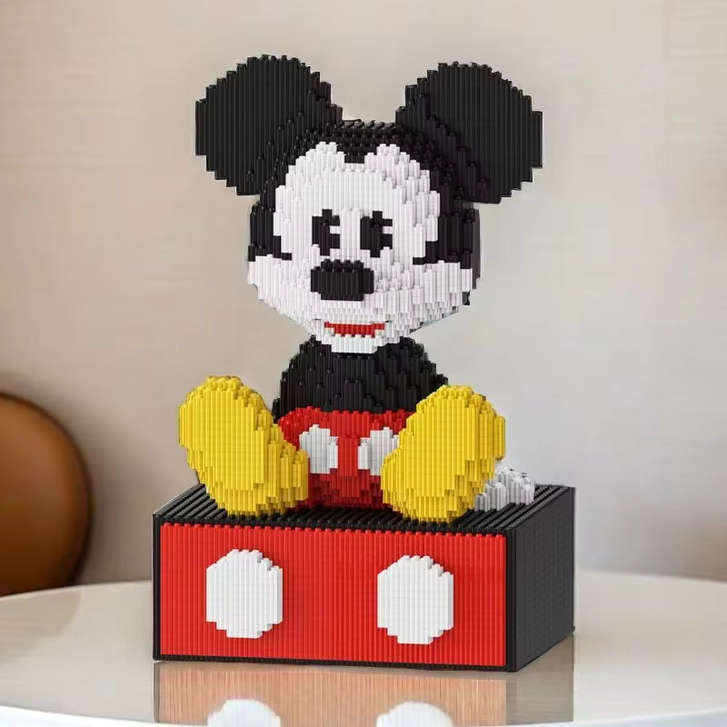 Figurine blocs de construction 4500 pièces – Modèle souris cartoon à assembler – Jeu créatif enfants & adultes