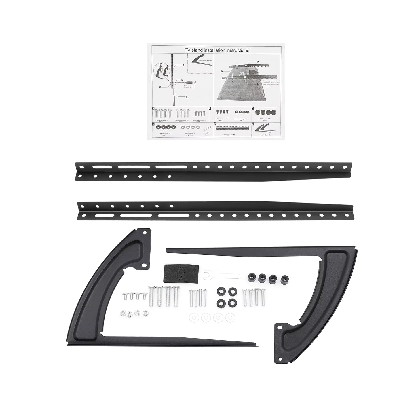 Support TV de Table Universel 32-70 Pouces – Base Réglable pour Écran LCD jusqu’à 35 kg
