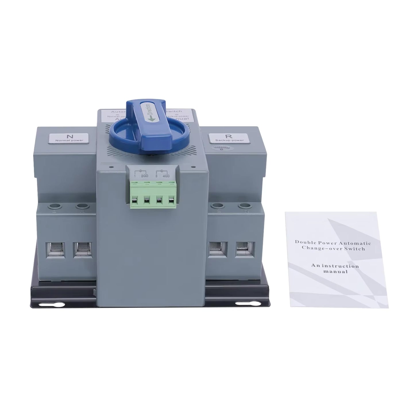 Commutateur de transfert automatique double alimentation 63A 2P – Inverseur réseau/générateur – Installation électrique domestique et professionnelle